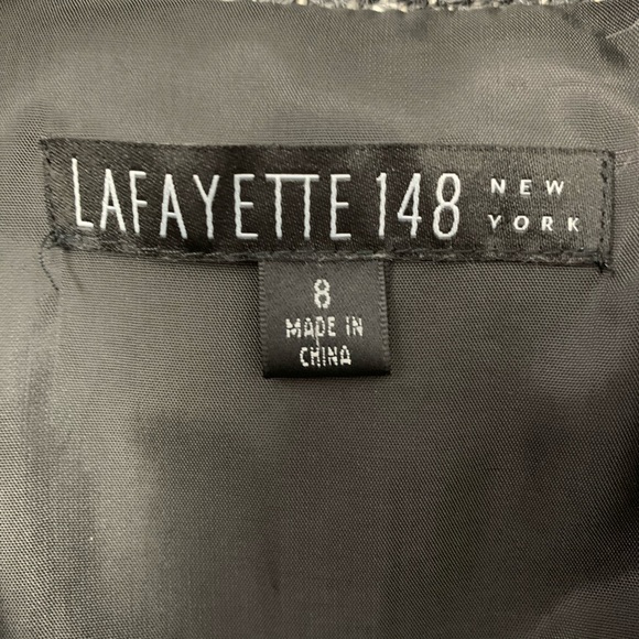 Lafayette 148 New York Tweed Poncho Jacket - Picture 4 of 5
